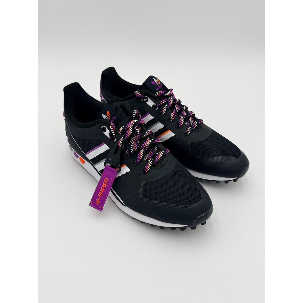 Adidas LA Trainer 2.0 Mens Black Purple Orange Sneakers IG5509 Sz 11